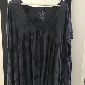 American eagle gray dress shirt